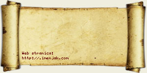 Angelina Klincov vizit kartica